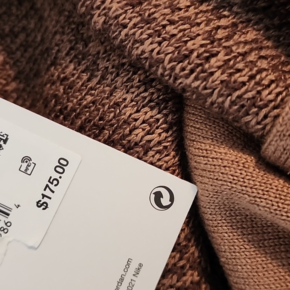 Jordan Brown Textured Knit Pants Brand New Slim Fit - Picture 13 of 15